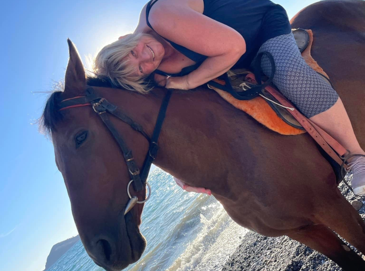 Galoppierende Seepferdchen