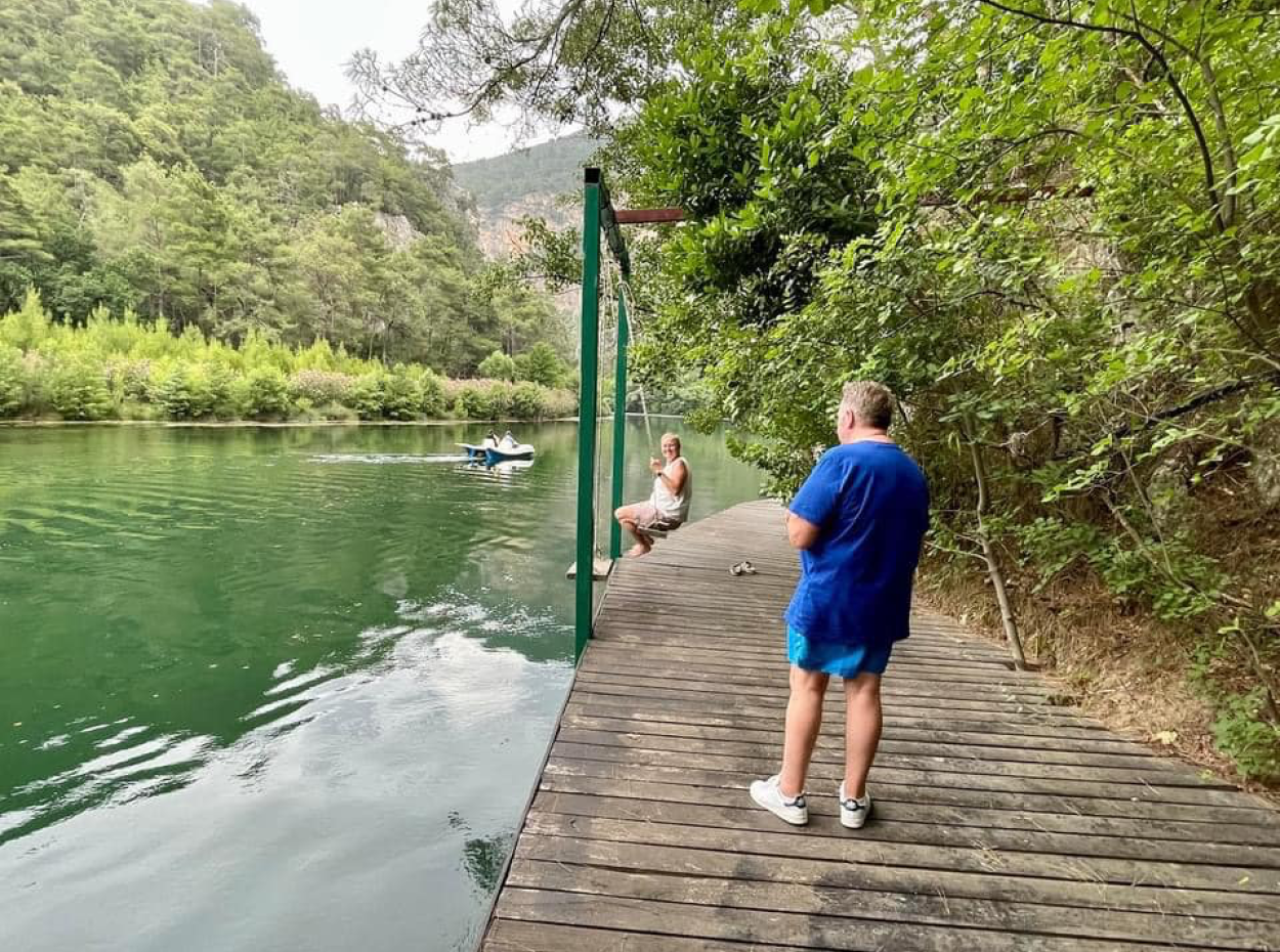 Akkaya Sonnenuntergang Mit Vögeln Und Wildtieren