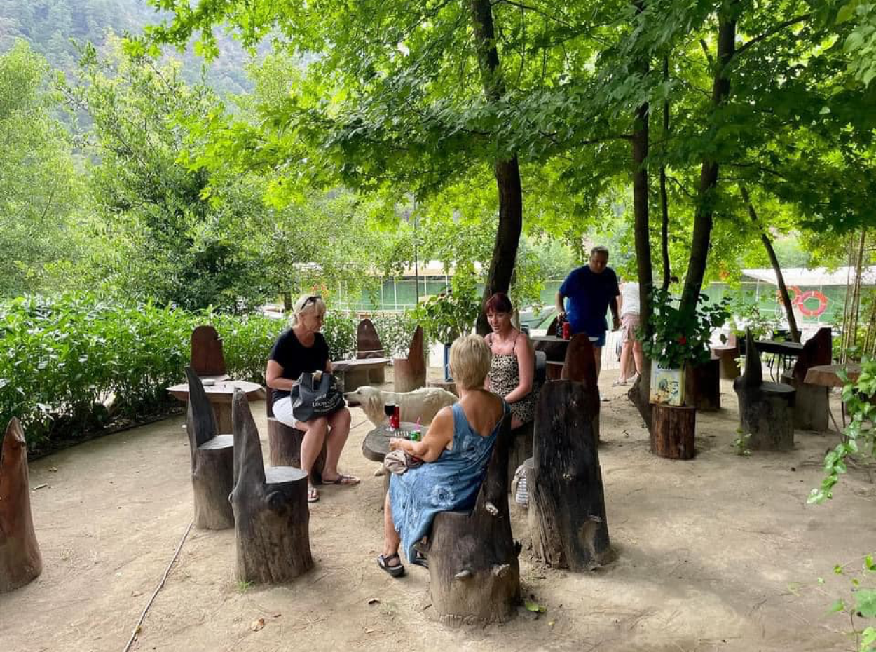 Akkaya Sonnenuntergang Mit Vögeln Und Wildtieren