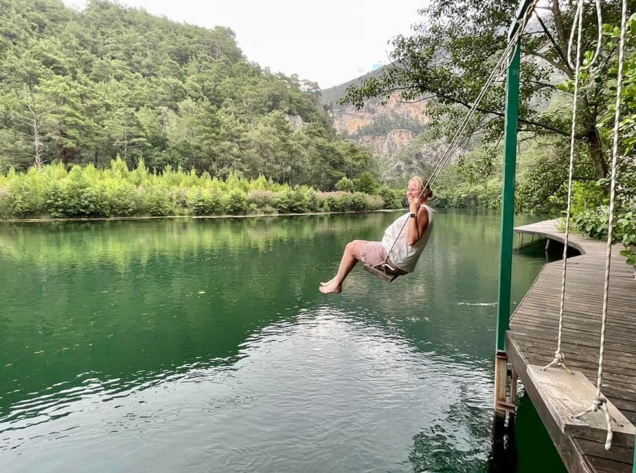 Akkaya Kuşlar Ve Vahşi Yaşam İle Gün Batımı